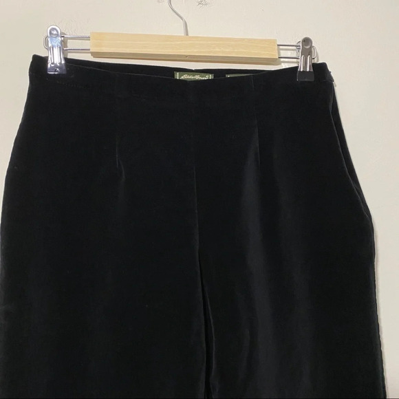 Eddie Bauer Velvet Velour Pants High Waist Stretch - Picture 3 of 10